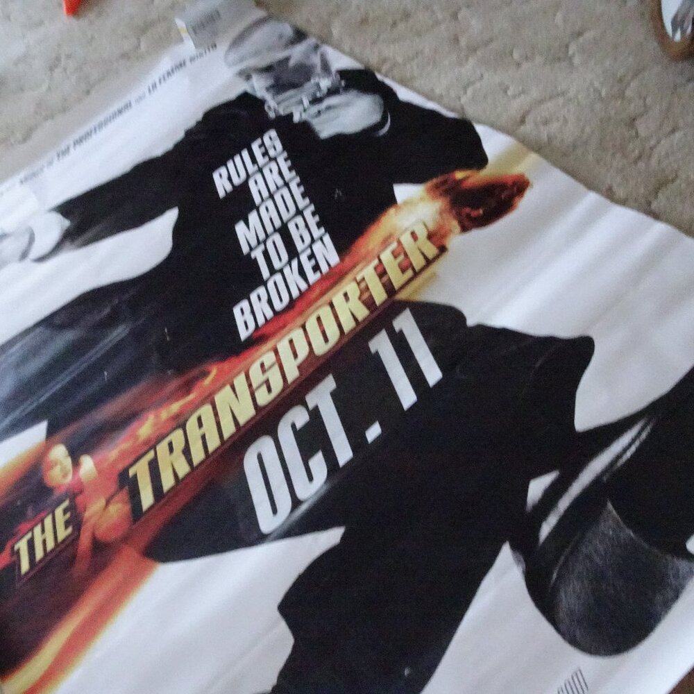 THE TRANSPORTER - MOVIE BANNER WITH JASON STATHAM